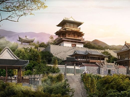 作品回顾之 - 冠豸山（个人主页-ZMTI3MjgxODA=） - 建筑/空间 - 站酷设计师啊柯原创素材 - 站酷ZCOOL