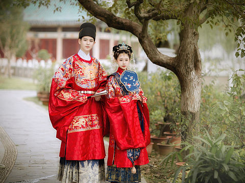 明制汉服结婚照