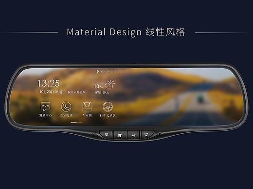 小屏后视镜主界面设计方案