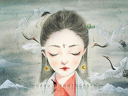 彩墨画