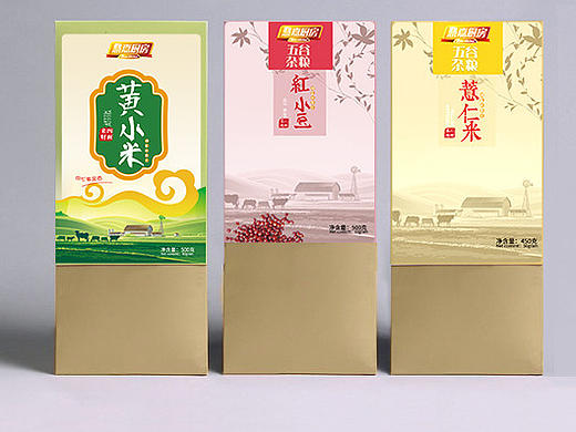 杂粮包装设计（个人主页-ZMjE4NTI5Mjg=） - 包装 - 站酷设计师小兔琴子酱原创素材 - 站酷ZCOOL