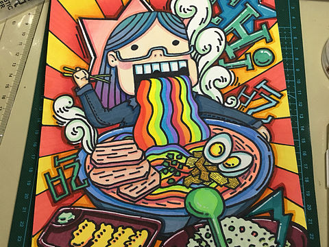 拉面（个人主页-ZMjA2NzA4OTI=） - 创作习作 - 站酷设计师大虫子子子子原创素材 - 站酷ZCOOL