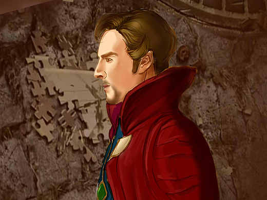 奇异博士手绘草图