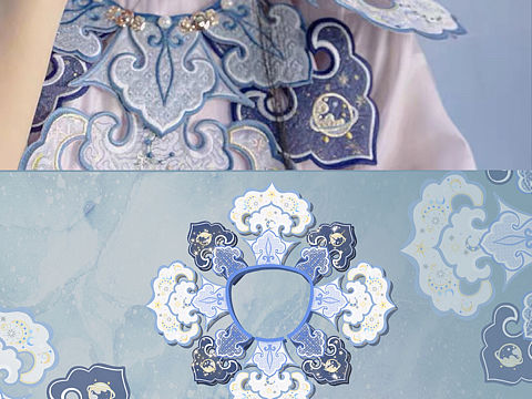 「汉服设计」六款云肩合集
