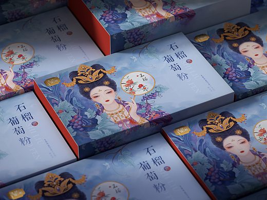 清碧谷 大健康食品包装设计 国风插画包装 IP形象定调