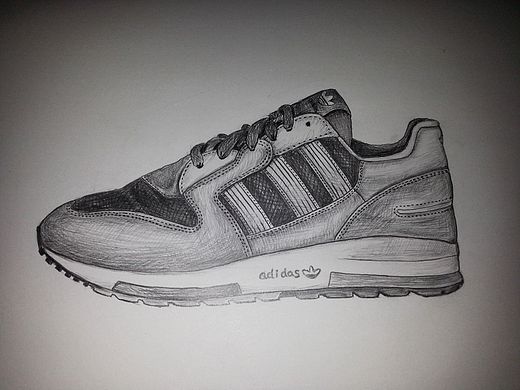 阿迪 鞋 素描（個(gè)人主頁-ZMTI2MzU2MTY=） - 繪畫 - 站酷設(shè)計(jì)師lisheng6933原創(chuàng)素材 - 站酷ZCOOL