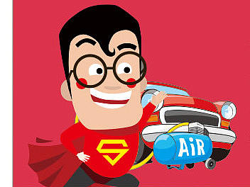 汽車超人代金券（個人主頁-ZMTcwMjg1NDQ=） - 宣傳物料 - 站酷設(shè)計師元盛同美原創(chuàng)素材 - 站酷ZCOOL