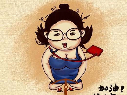 闲里偷忙的小插画，已经几年没画，希望勿喷啊