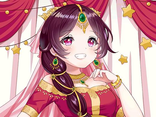 【二次元手绘】红莲赤焰