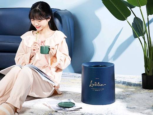 家用圆口垃圾桶套装