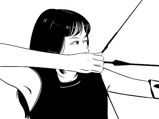 黑白漫画头像