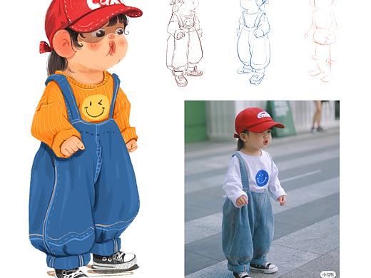 插畫小練習(xí)（1）（個人主頁-ZNTYwODgyNjA=） - 兒童插畫 - 站酷設(shè)計師美麗又可愛的媛媛原創(chuàng)素材 - 站酷ZCOOL