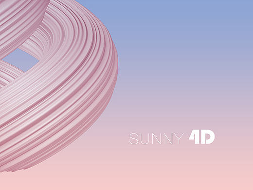 c4d立体扭曲教程