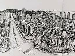 珠澳印跡 鋼筆畫