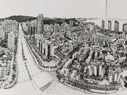 珠澳印跡 鋼筆畫（個人主頁-ZNDY3NjUyOTY=） - 創(chuàng)作習作 - 站酷設(shè)計師蛋先森原創(chuàng)素材 - 站酷ZCOOL