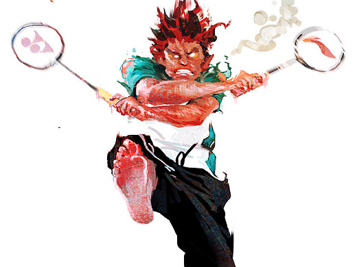 羽球！杀，杀，杀