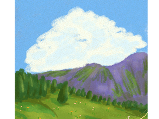 草原练习（个人主页-ZNjMxOTEzNzY=） - 创作习作 - 站酷设计师离弦的兔子原创素材 - 站酷ZCOOL