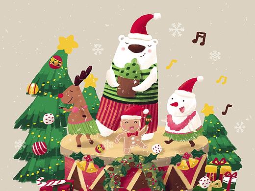 圣誕快到了（個人主頁-ZMTk1MjQ2ODg=） - 創(chuàng)作習作 - 站酷設計師duduyu刀刀魚原創(chuàng)素材 - 站酷ZCOOL