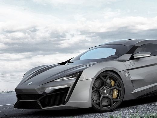 lykan hypersport 渲染