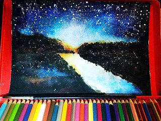 星空·水彩练习