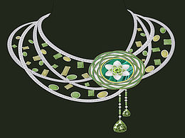 參加的一個(gè)比賽，珠寶首飾設(shè)計(jì)