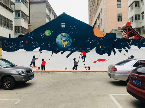 那些琐碎的墙绘作品