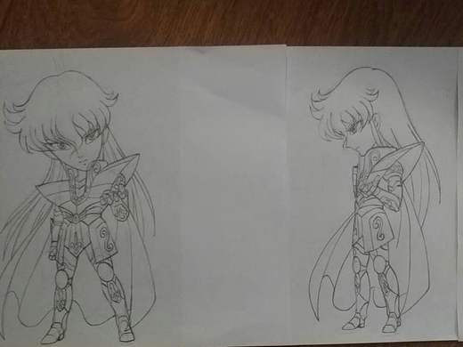 圣SDD  手办三视图设定