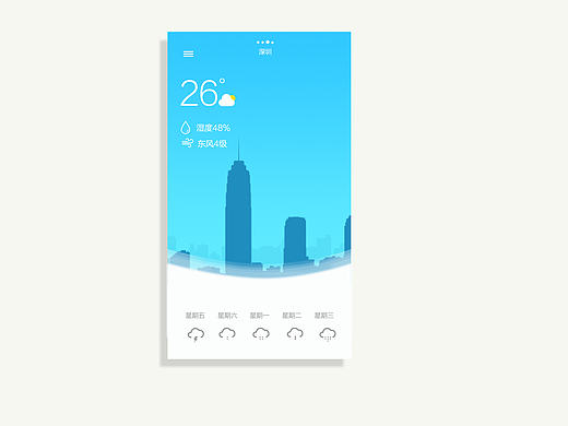 天气页面（个人主页-ZMTk2MTMzOTI=） - 主题/皮肤 - 站酷设计师cc空心人原创素材 - 站酷ZCOOL