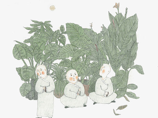 《三个和尚》江苏凤凰美术出版社