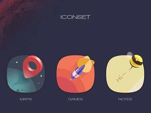 MIUI,扁平分格主题小图标，ICON
