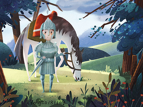 今日画图（个人主页-ZMzEyNTY1MDg=） - 儿童插画 - 站酷设计师ZF枫原创素材 - 站酷ZCOOL