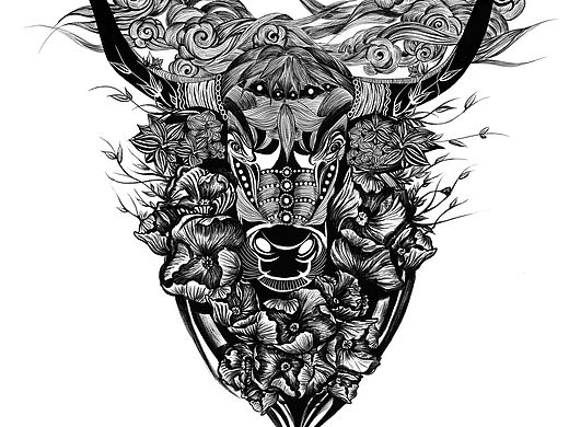 牛年要开心顺利健康啊（个人主页-ZNTA1MzU2OTI=） - 艺术插画 - 站酷设计师赵吉祥原创素材 - 站酷ZCOOL