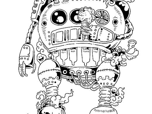 黑白插畫(huà)（個(gè)人主頁(yè)-ZNDUxNjc0MDQ=） - 創(chuàng)作習(xí)作 - 站酷設(shè)計(jì)師Yan妞妞原創(chuàng)素材 - 站酷ZCOOL