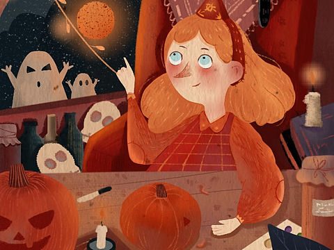小魔女(个人主页-ZNDcxODIwNTY=) - 儿童插画 - 站酷设计师我不是樱桃药丸子原创素材 - 站酷ZCOOL