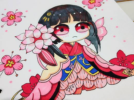 蜜蜜插画习作