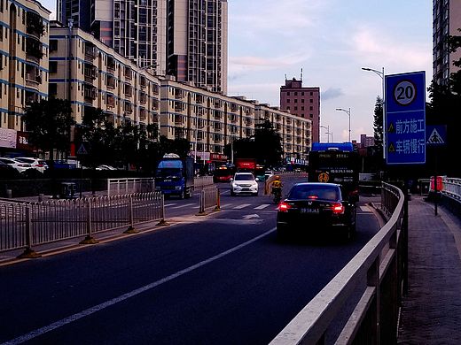 城市的街景