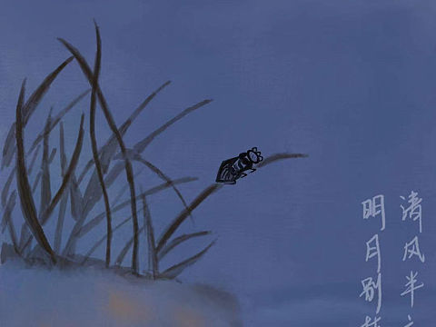 明月别枝惊鹊，清风半夜鸣蝉