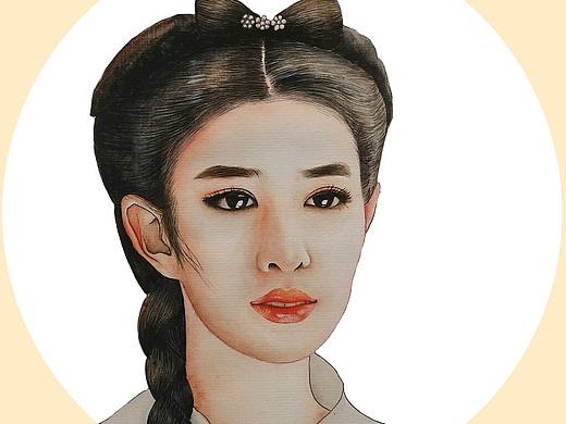 古風(fēng)美女（個人主頁-ZMzk0ODcxNDQ=） - 創(chuàng)作習(xí)作 - 站酷設(shè)計(jì)師畫畫的董董原創(chuàng)素材 - 站酷ZCOOL