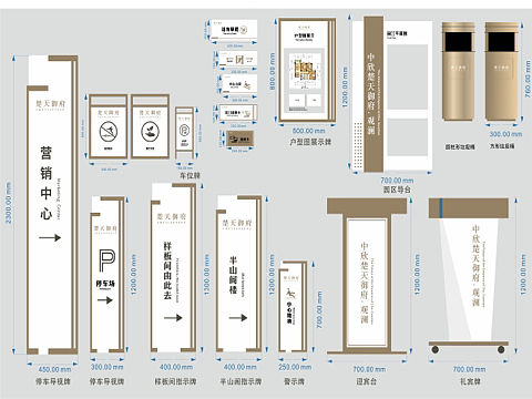 标识导视 地产导视标识导示