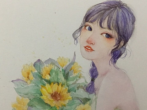 水彩人物（個人主頁-ZMjkyMzk1MDQ=） - 創(chuàng)作習(xí)作 - 站酷設(shè)計師森林劇場原創(chuàng)素材 - 站酷ZCOOL