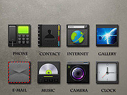 GO桌面主题你好黑色-7YEARS