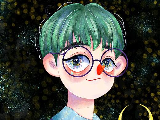 男生头像系列插画作品分享（7）