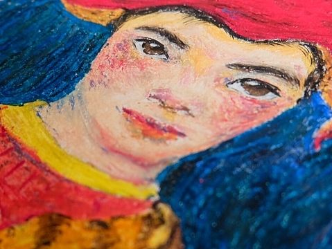 油画棒练习（个人主页-ZMTI1NDEwNjQ=） - 商业插画 - 站酷设计师小花栗子原创素材 - 站酷ZCOOL