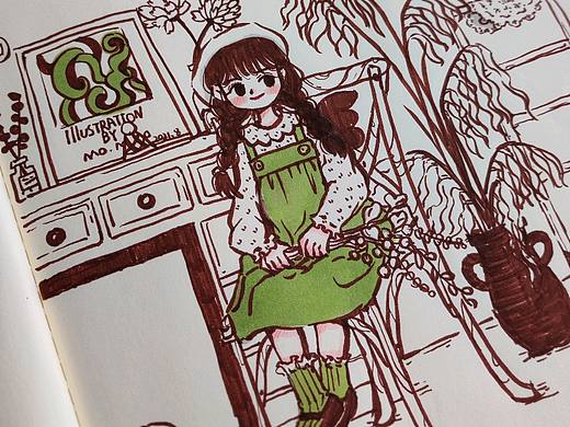 下雨天🌧️ &猫🐱 &画画🎨