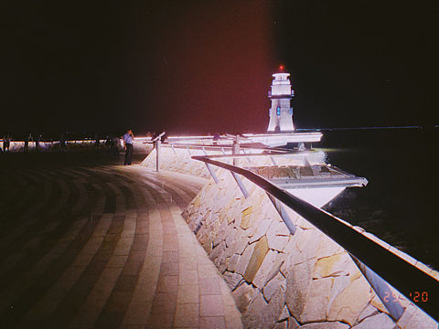 珠海情侣路灯塔