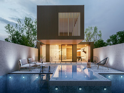 Lumion9.02现代别墅渲染小试牛刀