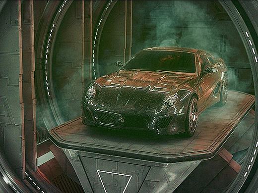 汽车场景动画制作