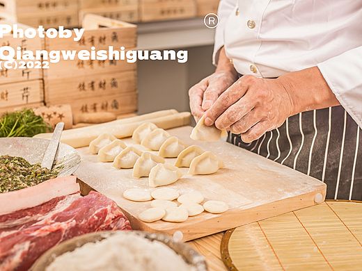 饺子制作过程拍摄