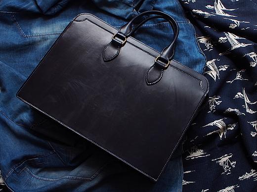 夏日里的海军蓝-马缰革公文包与长夹（个人主页-ZMjE4MTMxMjQ=） - 工艺品设计 - 站酷设计师blount原创素材 - 站酷ZCOOL