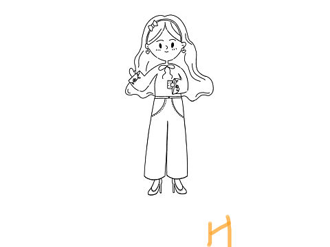 时尚女孩（个人主页-ZNTg2NTM3NTI=） - 创作习作 - 站酷设计师燕子and原创素材 - 站酷ZCOOL